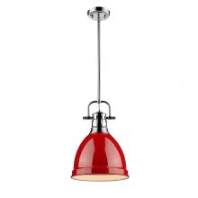 Golden Canada 3604-S CH-RD - Small Pendant with Rod