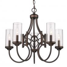 Golden Canada 3718-5 CDB-CLR - 5 Light Chandelier