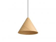 Golden Canada 3988-18 LWA - Conique 2-Light Pendant in Light Walnut