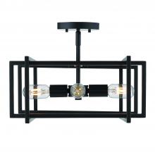 Golden Canada 6070-SF BLK-BLK - Semi-Flush