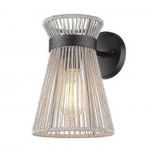 Golden Canada 6938-1W BLK-BR - 1 Light Wall Sconce