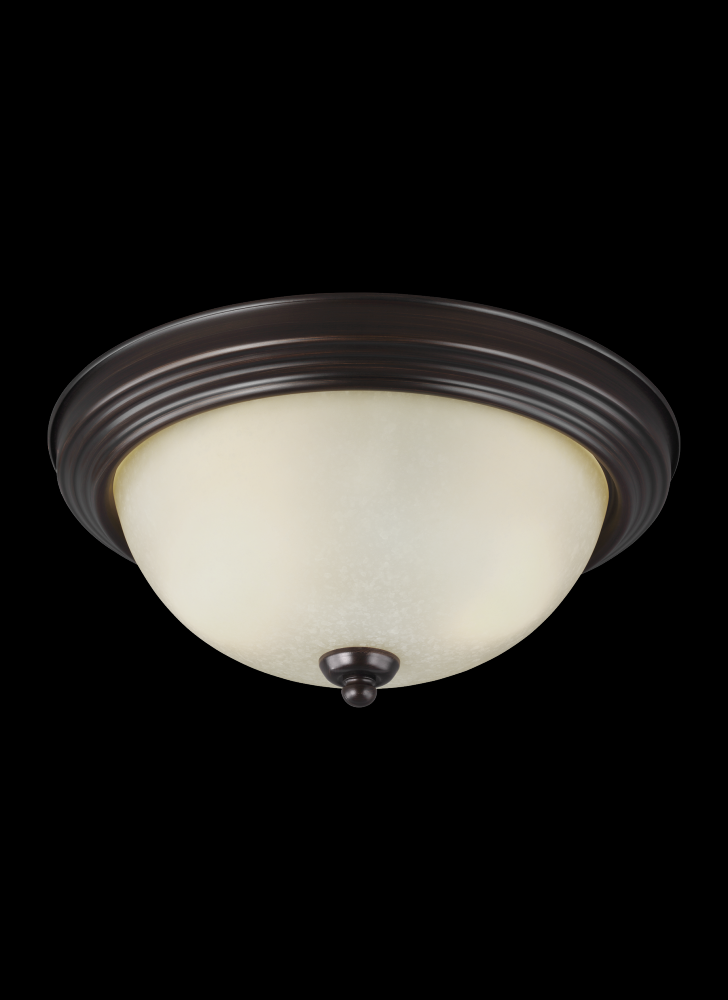 Geary Two Light Ceiling Flush Mount