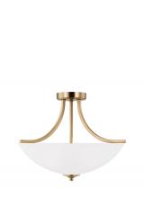 Generation Lighting 7716503-848 - Geary Medium Three Light Semi-Flush Convertible Pendant