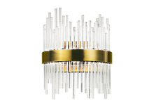 CWI Lighting 1063W12-605 - LED Wall Sconce with Antique Brass Finish