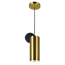 CWI Lighting 1156P6-625 - Saleen LED Mini Pendant With Brass+Black Finish