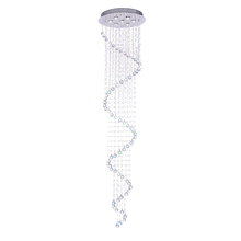 CWI Lighting 6603C32C ( H:108) - Spiral 12 Light Flush Mount With Chrome Finish