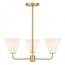 Savoy House Canada 1-4013-3-322 - Blair 3-Light Chandelier in Warm Brass