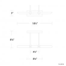 Modern Forms Canada PL-36518-27-BK - Ansel Picture Light