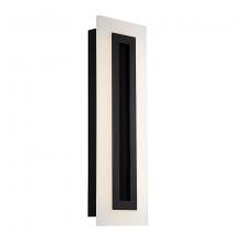 Modern Forms Canada WS-W46824-BK - Shadow Outdoor Wall Sconce Light