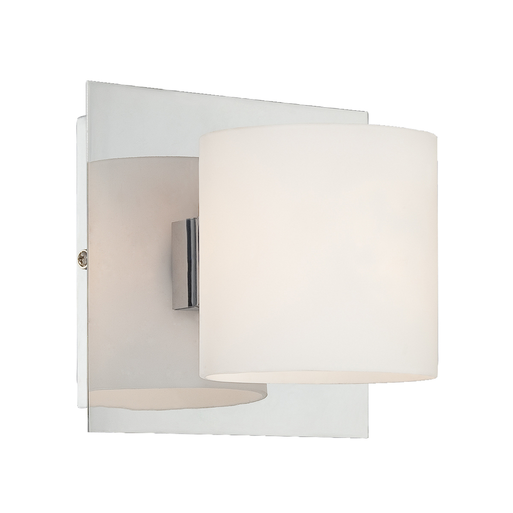 GEOS,1LT WALL SCONCE,CHROME