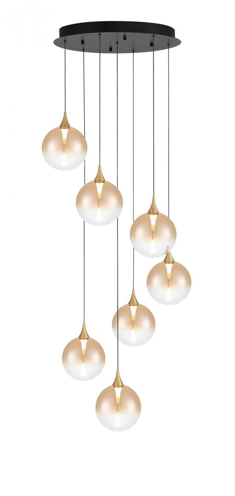 Iissa-Chandelier-7Lt-21In-GD-AM