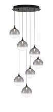 Eurofase 48929-028 - Iissa-Chandelier-7Lt-21In-BK-Sk