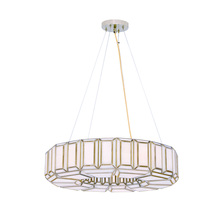 Eurofase 46468-017 - Belmont 8 Light Chandelier in Brass