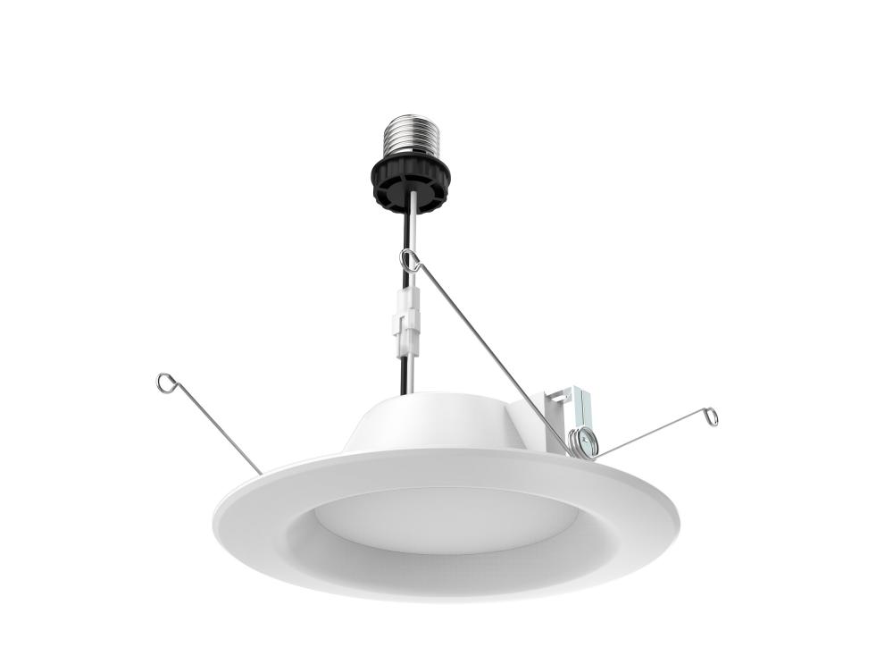 9.8 watt LED Downlight Retrofit; 5 - 6"; 3000K; Dimmable; 120 volts