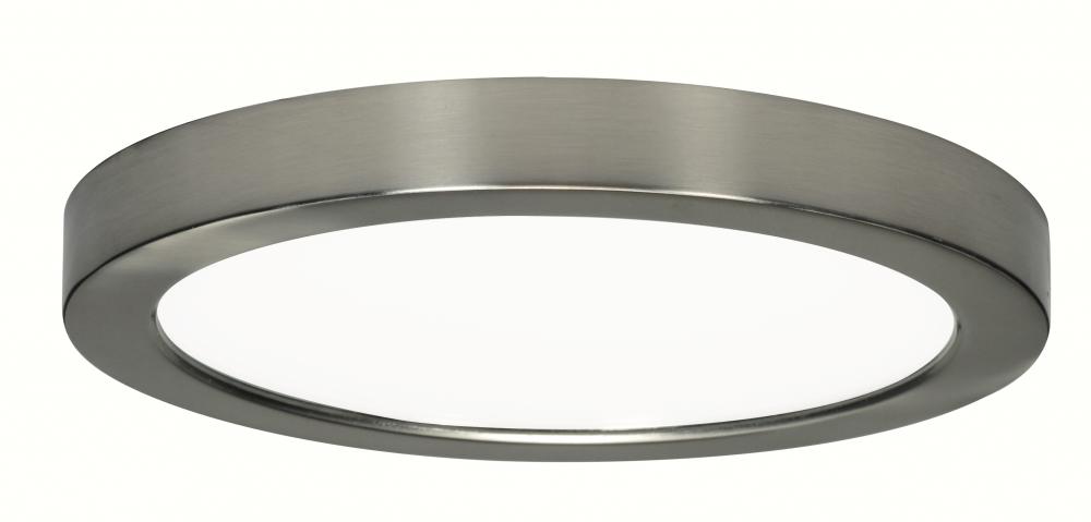 Blink - 18.5W- 9" Surface Mount LED - 2700K- Round Shape - Brushed Nickel Finish - 120V