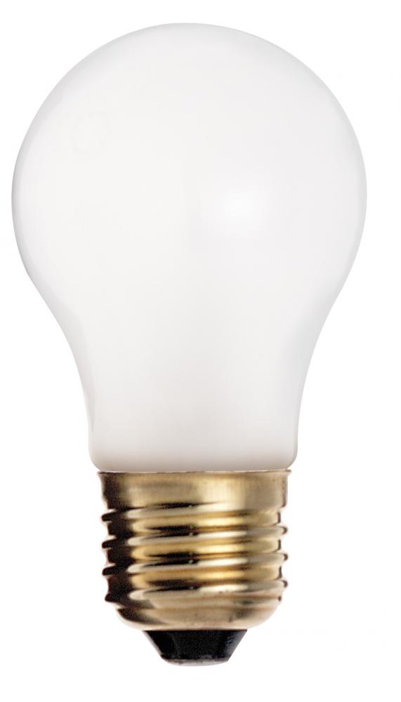 60 Watt A15 Incandescent; Frost; 2500 Average rated hours; 570 Lumens; Medium base; 130 Volt; Carded