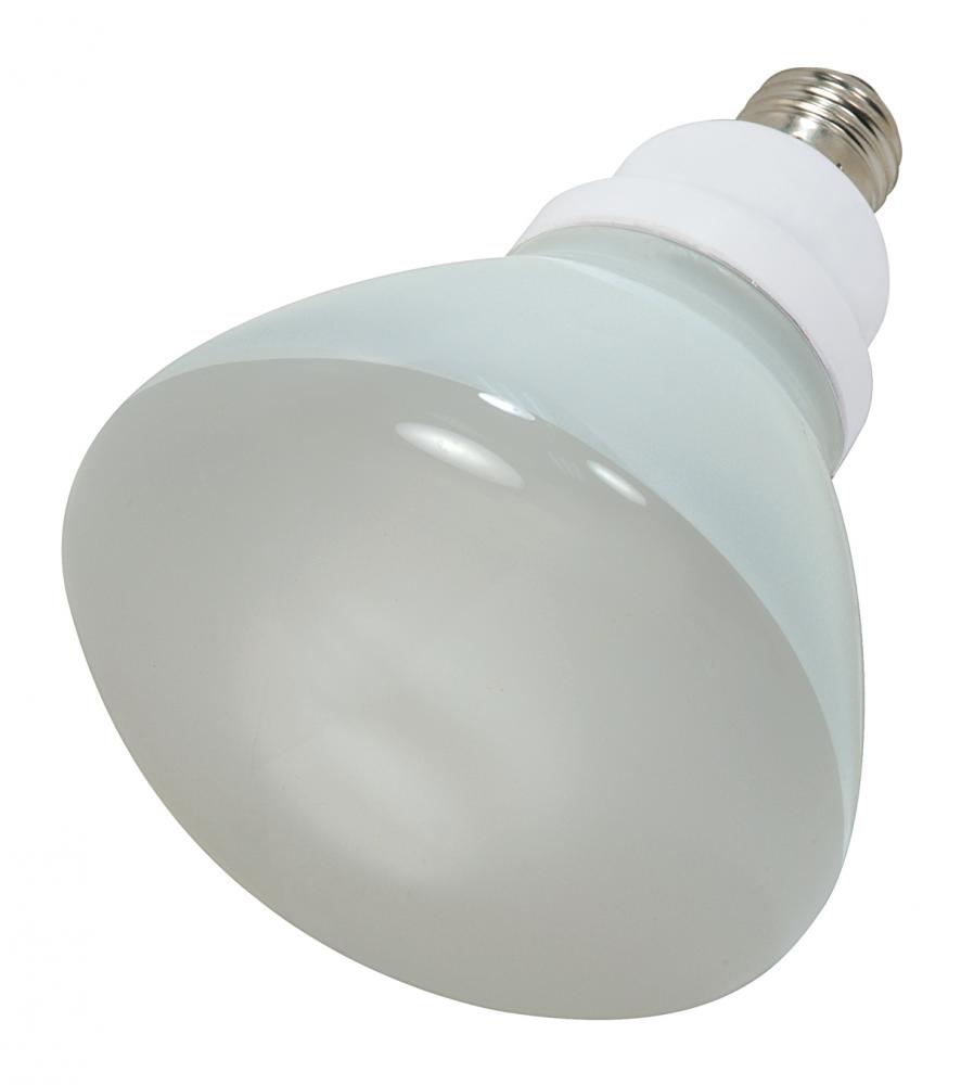 23 Watt; R40 Compact Fluorescent; 4100K; 82 CRI; Medium base; 120 Volt