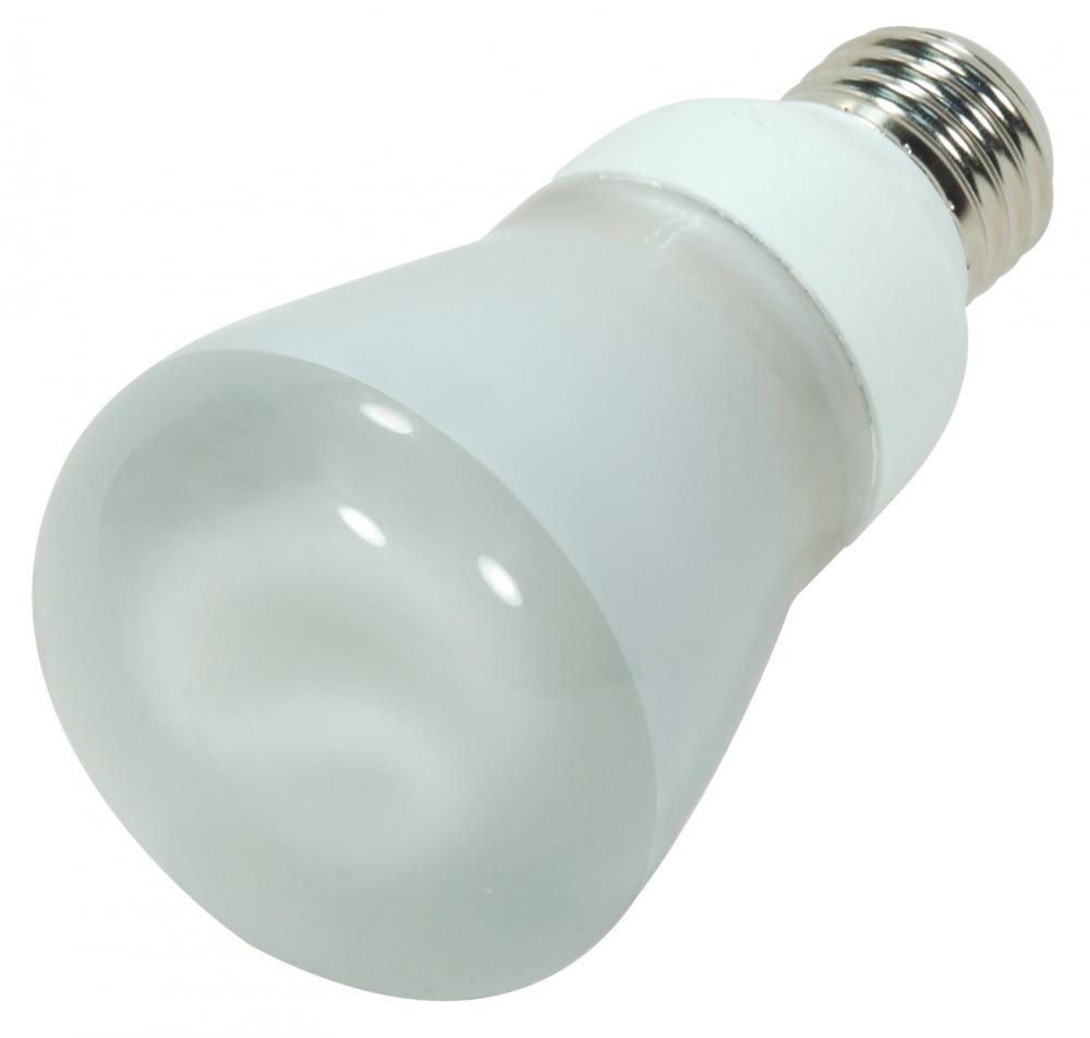 13 Watt; R20 Compact Fluorescent; 5000K; 82 CRI; Medium base; 120 Volt