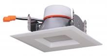 Satco Products Inc. S29758 - 9 watt LED Downlight Retrofit; 4 inch square shape; 4000K; 120 volt