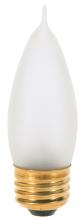 Satco Products Inc. S3269 - 60 Watt CA10 Incandescent; Frost; 1500 Average rated hours; 640 Lumens; Medium base; 120 Volt