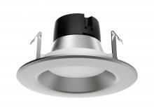 Satco Products Inc. S39744 - 8.5 watt LED Downlight Retrofit; 4"; 3000K; 120 volts; Dimmable; Brushed Nickel Finish