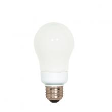 Satco Products Inc. S5564 - 7 Watt; A19 Compact Fluorescent; 2700K; 82 CRI; Medium base; 120 Volt