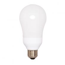 Satco Products Inc. S5575 - 15 Watt; A19 Compact Fluorescent; 2700K; 82 CRI; Medium base; 120 Volt
