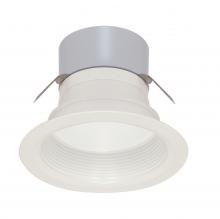 Satco Products Inc. S9130 - Discontinued - 8 watt LED Downlight Retrofit; 4" Baffle; 3000K; Miniature 2 Pin Round base; 12