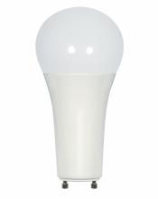 Satco Products Inc. S9819 - 15.5 watt; A21 LED; Frosted; 2700K; GU24 base; 220' beam spread; 120 volts