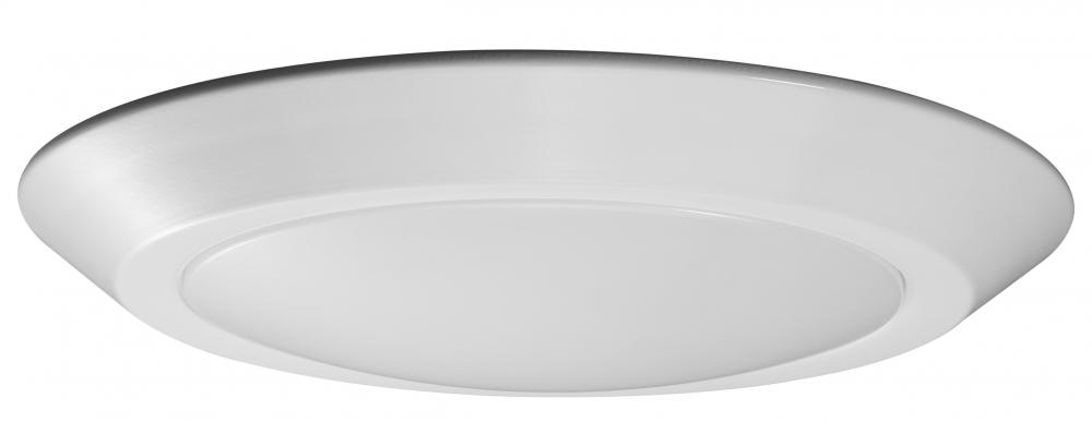 10"- LED Disk Light Flush - White Finish - 4000K