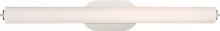 Nuvo 62/1325 - Lana - 26" LED Vanity with White Acrylic - Polished Nickel Finish