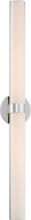 Nuvo 62/724 - Bond - Double LED Vanity with White Acrylic Lens - Polished Nickel Finish