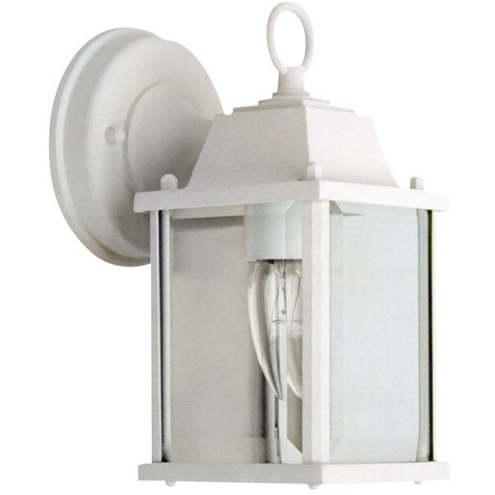Outdoor, 1 Bulb Downlight, Clear Bevelled Glass, 100W Type A or B