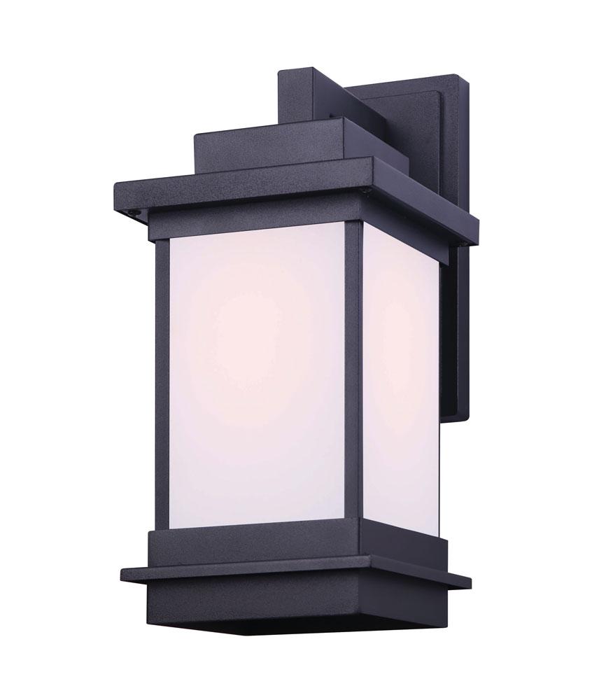 AKELLO, MBK, 1 Lt Outdoor Down Light, Flat Opal Glass, 100W Type A, Easy Connect Inc