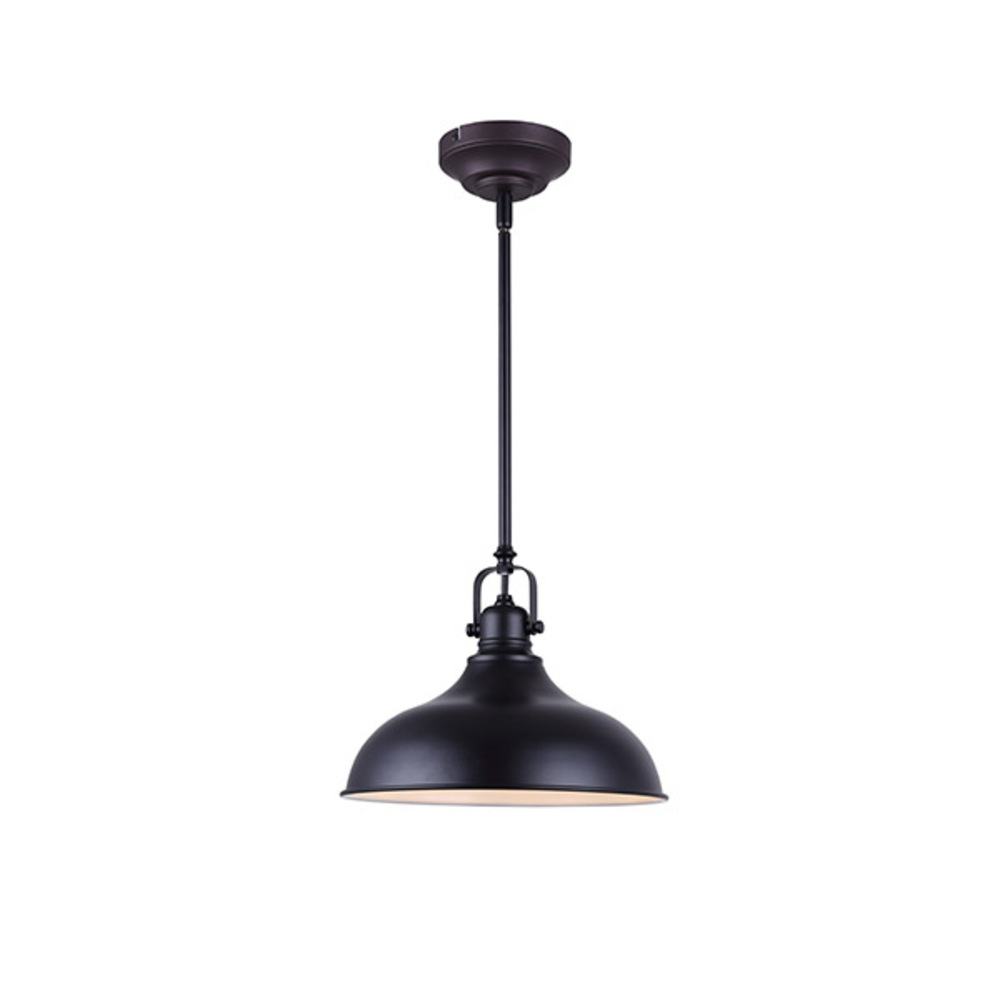 Sussex, 1 Lt Rod Pendant, 12W LED, Dimmable, 840 Lumens, 12" x 12 3/4-60 3/4"