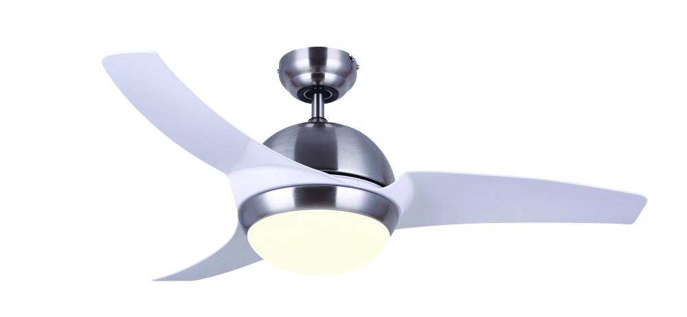 CFan 42inch, MOTA BNW, 3 ABS White Color Blades, Dual Mount, 1x20W Dimmable Integrated LED