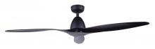 Canarm CF52MON3BK - MONTY BK, Fan 52" MBK Color, 3 ABS Blades, #7 Black, Downrod Mount, Remote, DC Motor