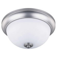 Canarm IFM256A13BPT - New Yorker, 2 Light Flush Mount, Flat Opal Glass, 60W Type A, 13" W x 6" H