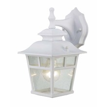 Canarm IOL183TWH-C - Fieldhouse, 1 Light Outdoor Downlight Twinpack, Seeded Glass, 100W Type A