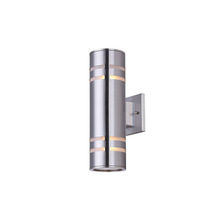 Canarm IOL256BN - Tay, 2 Lt Outdoor Down Light, Stainless Steel, Glass Diffusers on Top and Bottom