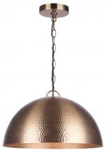 Canarm IPL735B01GD - MAGNOLIA, IPL735B01GD, 1 Lt Chain Pendant, 60W Type A, 15.75inch W x 9.125inch H