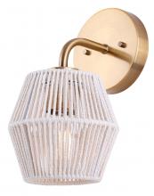 Canarm IVL1120A01GD - WILLOW, IVL1120A01GD, 1 Lt Vanity, 40W Type A, 6inch W x 10.75inch H x 7.25inch D