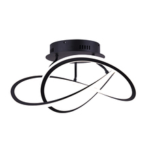 Canarm LSF155A21BK - ZOLA, MBK Color, 21.25inch LED Semi Flush Mount, 43.5W LED (Integrated), Dimmable