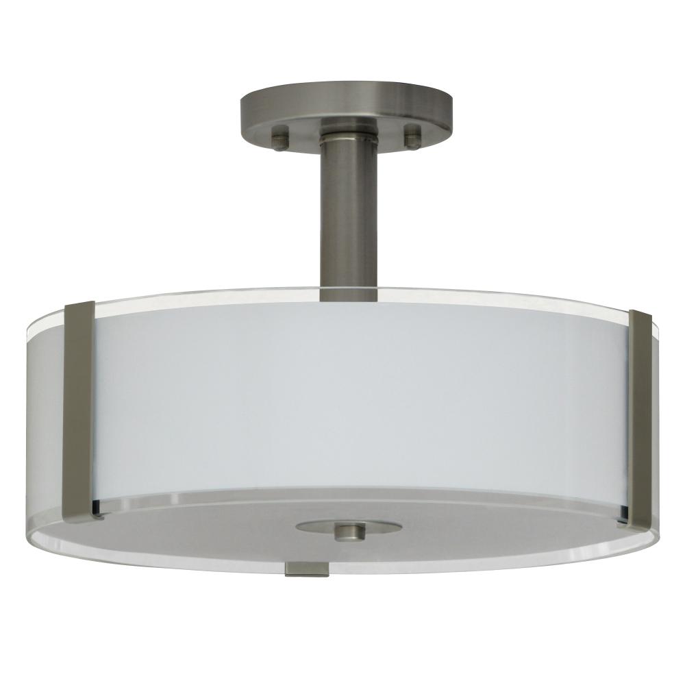 3 Light Semi Flush