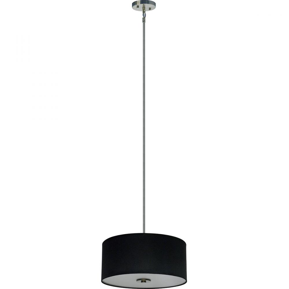 3 Light Chandelier Drum Shade