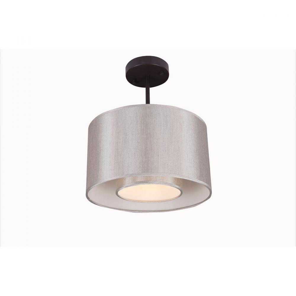 1 Light Pendant Chandelier Drum Shade