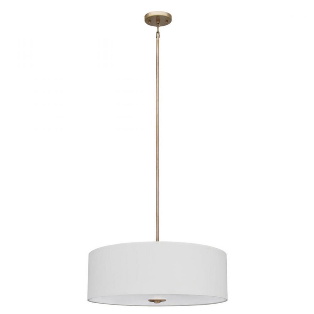 4 Light Chandelier Drum Shade