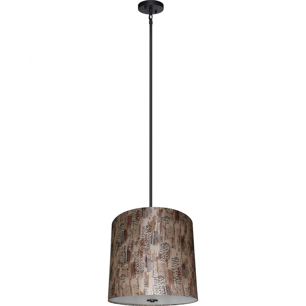 5 Light Chandelier Drum Shade