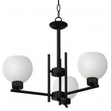 Whitfield CH28056-3WHBK - 3 Light Chandelier