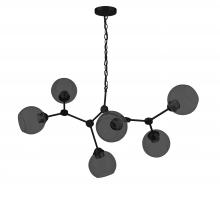 Whitfield CH5711SIDE-6SMBK - 6 Light Chandelier